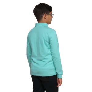 bluza scoala turcoaz vernil