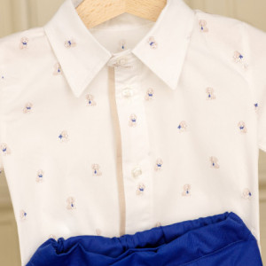 Costum baieti lux Royal Blue Boy - Img 3