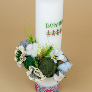 Lumanare de botez traditional Dominic - Img 2
