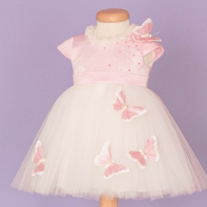 Rochie botez Pink Butterfly - Img 6