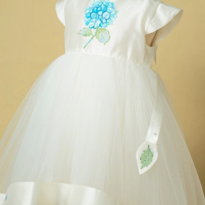 Rochie de lux Blue Hortensia - Img 2