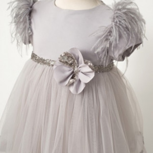 Rochie eleganta de lux Silver Rose - Img 2