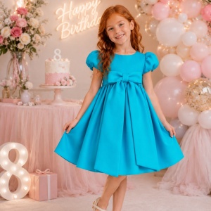 Rochie fete Bianca Turqoise