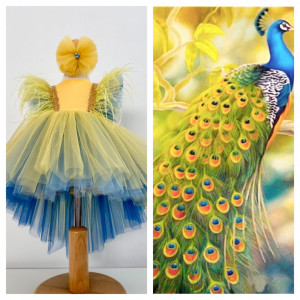 Rochie fete Blue Peacock - Img 2