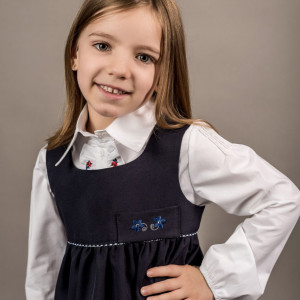 Sarafan școală bleumarin Evel 002 - Img 2