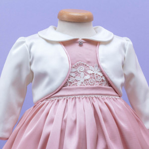 Set botez 4 piese Pinkie Silk - Img 6
