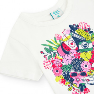 tricou fete Boboli alb