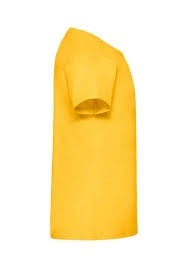 tricou copii fruit of the loom galben lateral