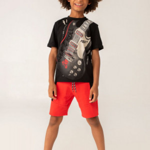 tricou baieti Boboli negru