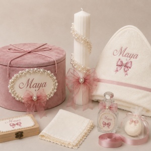 Trusou botez complet gama lux Pink Glamour