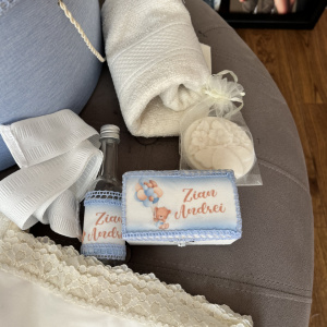 Trusou botez complet personalizat Playful Bear - Img 2