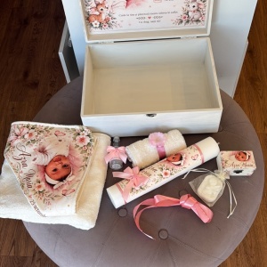 Trusou de botez personalizat cu poza