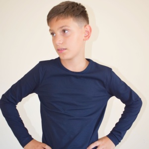 bluze bleumarin maneca lunga