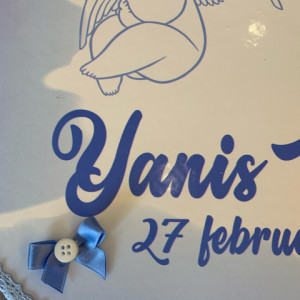 Cutie trusou personalizata Blue Angel Baby - Img 2