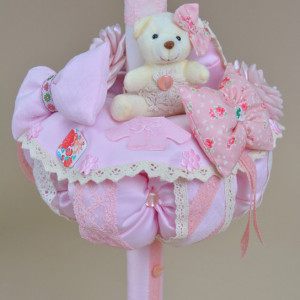 Lumanare de botez Lovely Bear - Img 3