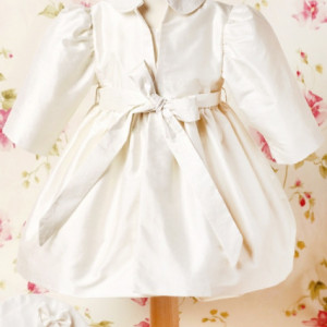 Palton de botez Ivory