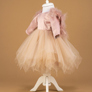 Rochie eleganta Dusty pink Angel - Img 3