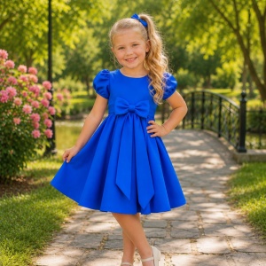 rochie-fete-albastru-regal