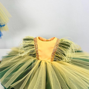 Rochie fete Green Peacock - Img 6
