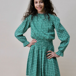 Rochie fete iDo 7903 verde - Img 3