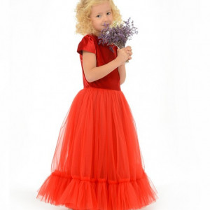 Rochie rosie Rania - Img 3
