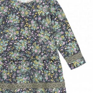 Rochie verde floral Boboli 425023 - Img 3