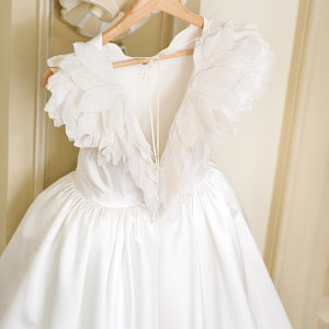 Rochita lux Angel Wings din tafta Mikado - Img 3