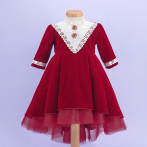 Set botez 3 piese Red Velvet - Img 6