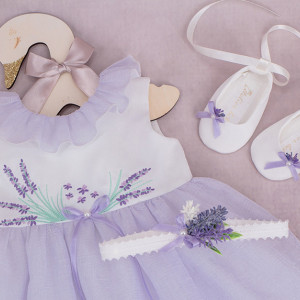 Set botez 4 piese Lavender Love - Img 4