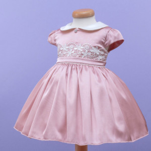 Set botez 4 piese Pinkie Silk - Img 7