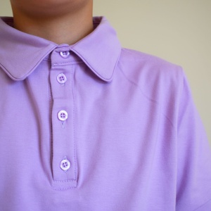 Tricou polo scoala mov Andreas - Img 2