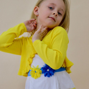 bolero galben fete