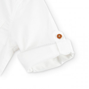 camasa alba baieti vara Boboli 736152 