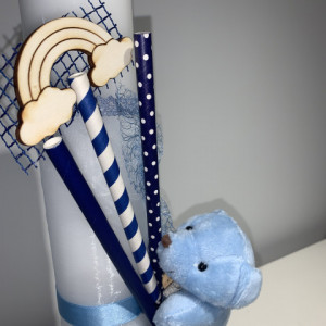 Lumanare botez Bear Tales Blue - Img 2