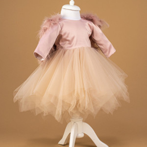 Rochie eleganta Dusty pink Angel - Img 4