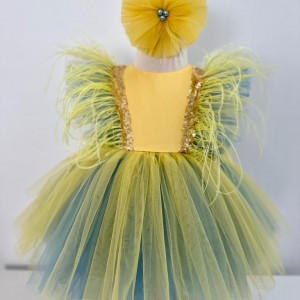 Rochie fete Blue Peacock - Img 3