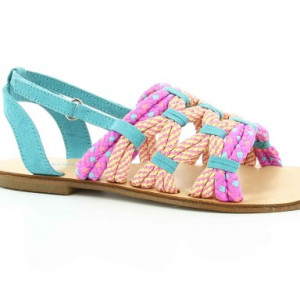 Sandale fete piele Cayos Kickers