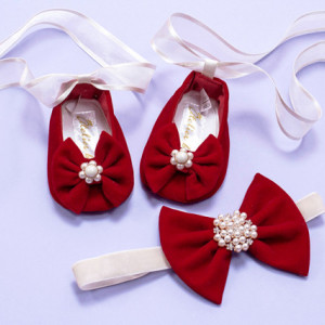 Set botez 3 piese Red Velvet Darling - Img 2