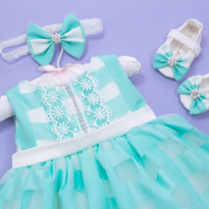 Set botez 3 piese Sweet Mint Chip - Img 4
