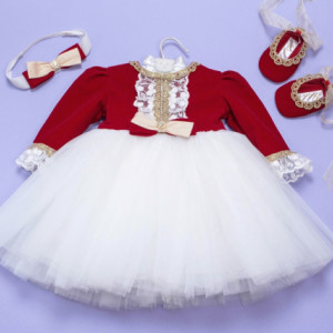 Set botez 3 piese Velvet Girl - Img 3