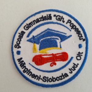 Sigla brodata Scoala Gimnaziala Gh Popescu Margineni-Slobozia