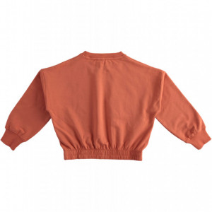 Bluza fete iDo 5877 caramiziu - Img 2