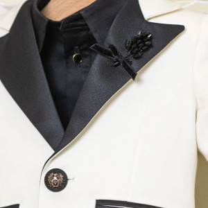 Costum elegant lux Black Shirt - Img 4
