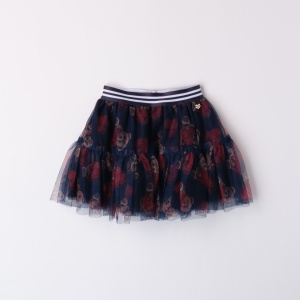 fusta de tulle bleumarin A338