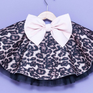 Fustita tutu negru cu roz ‘Little Spots’ - Img 2