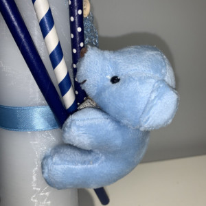 Lumanare botez Bear Tales Blue - Img 3