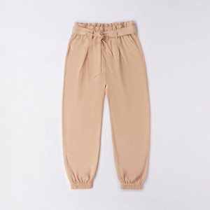 pantaloni bej fete iDo 46544 