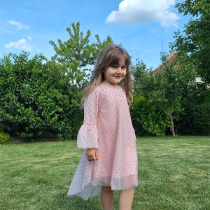 Rochie coral Fluturi Pastel - Img 2