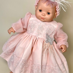 rochie-de-botez-cu-dantela-roz-pudra