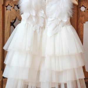 Rochie eleganta lux Ivory Silver Angel - Img 6
